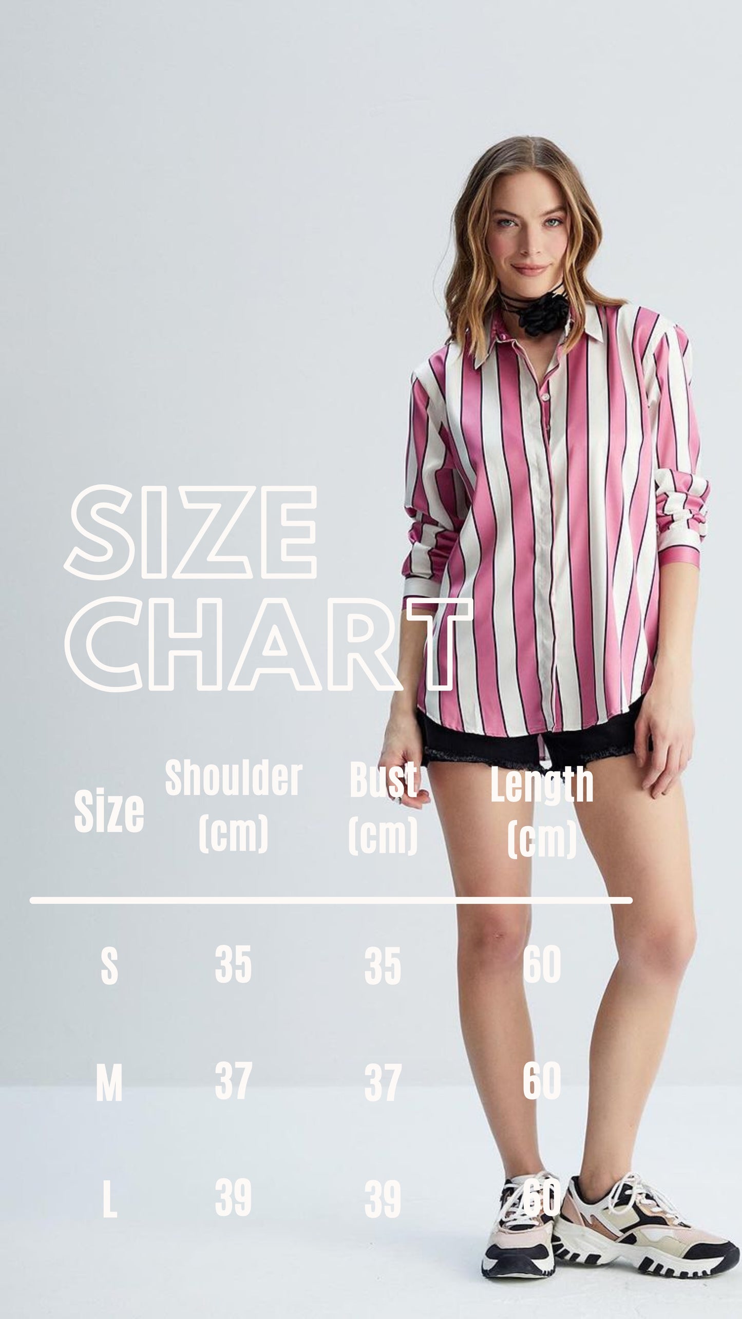 Satin Bold Pink stripes shirt