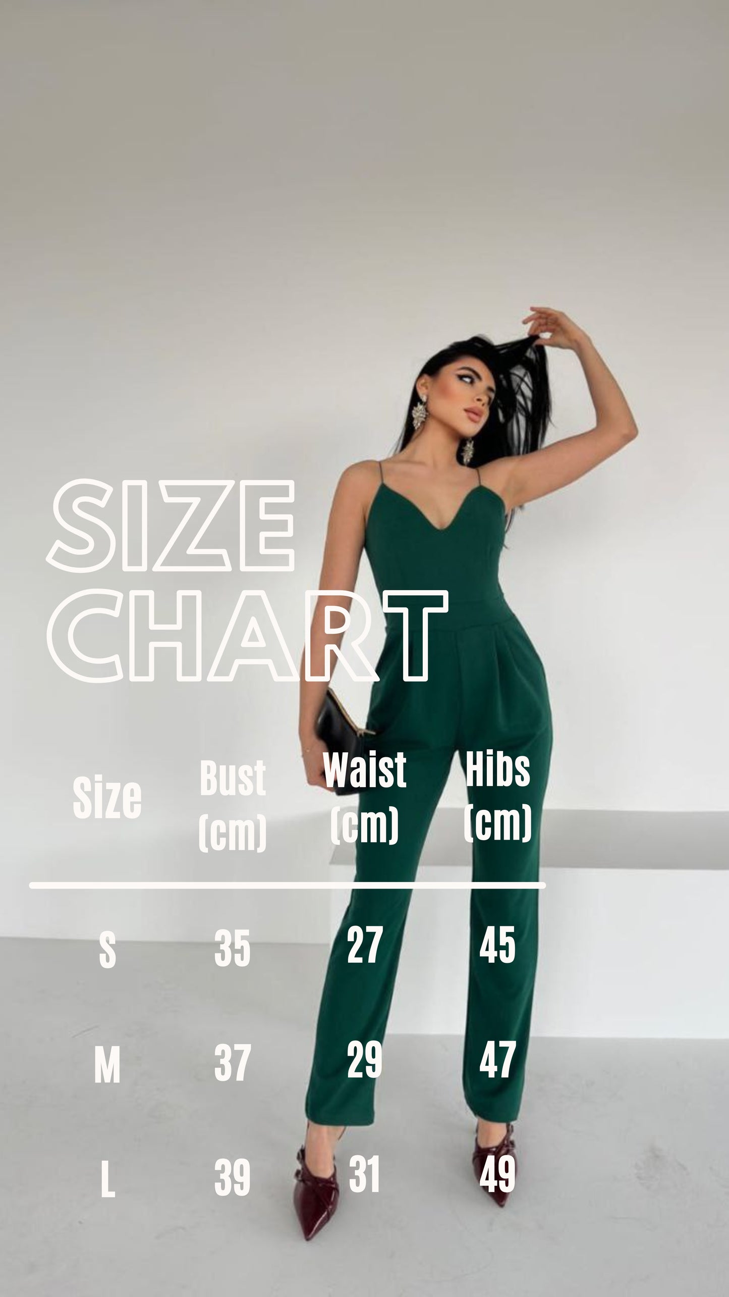 Straps regular fit jumpsuit - Green