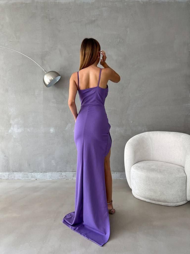 Lingerie Maxi dress - Violet